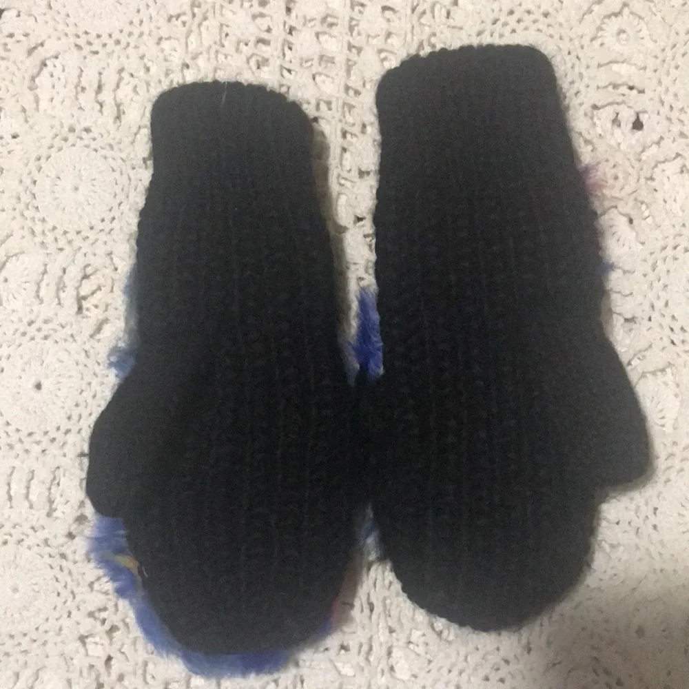 Faux Fur Ear Muffs, Gloves & Scraf Set